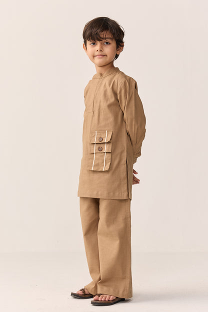 SEHER KURTA SET-LINEN