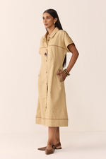 Load image into Gallery viewer, MAHIRA LINEN DRESS