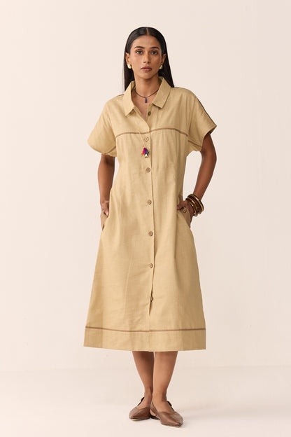 MAHIRA LINEN DRESS
