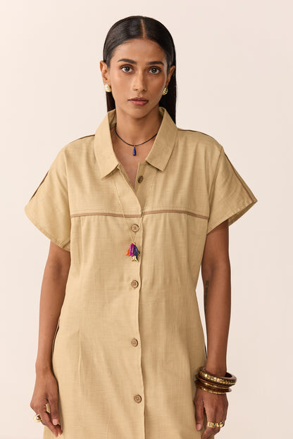 MAHIRA LINEN DRESS