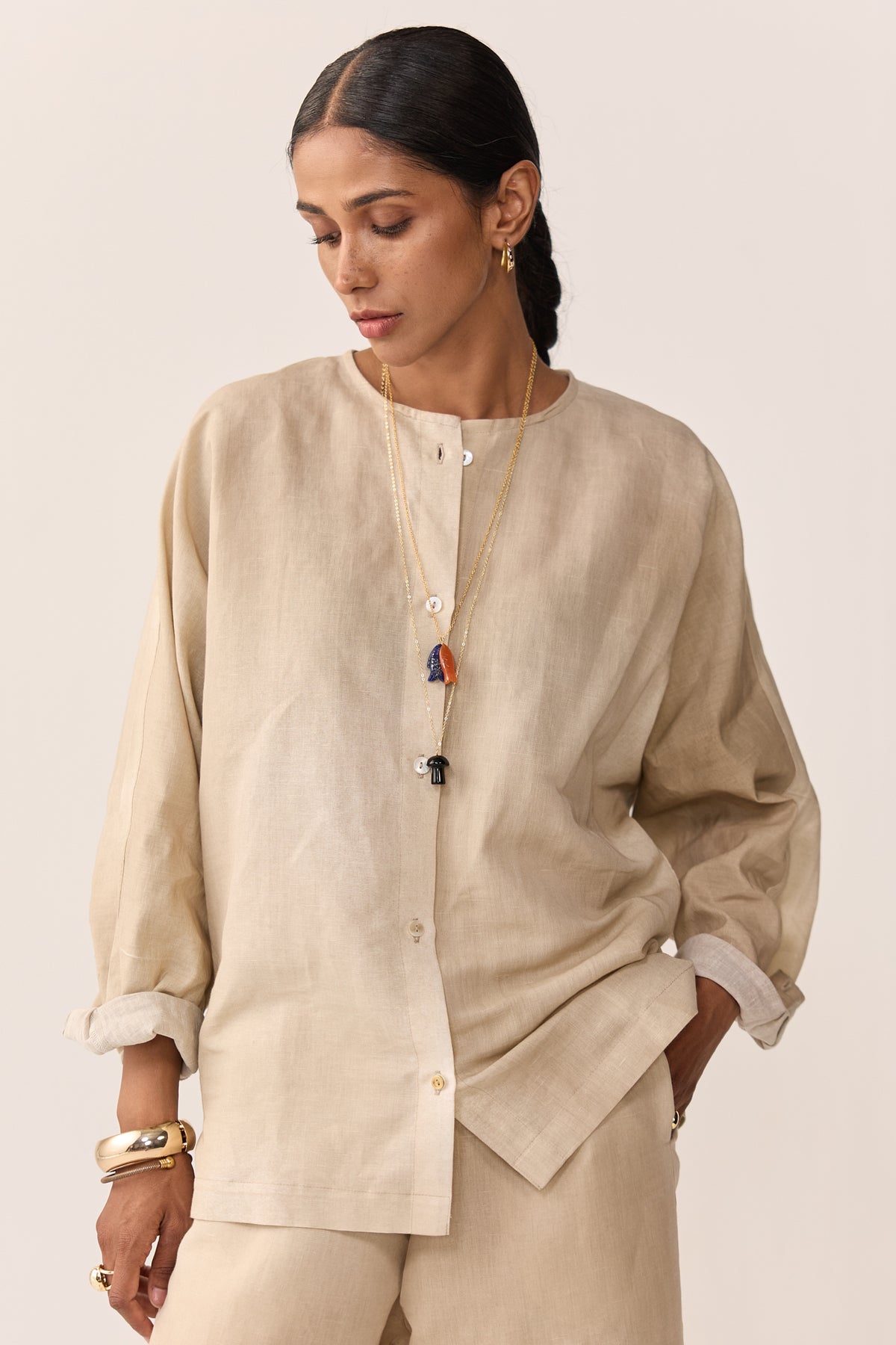 DUNES LINEN SET- SAND