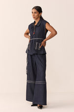 Load image into Gallery viewer, SAHIBA SET-DENIM BLUE