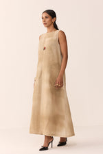 Load image into Gallery viewer, SUMMER LINEN DRESS-DUNES