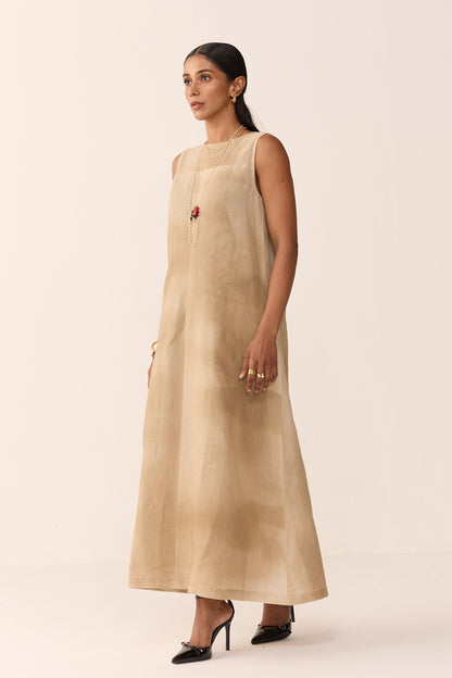 SUMMER LINEN DRESS-DUNES
