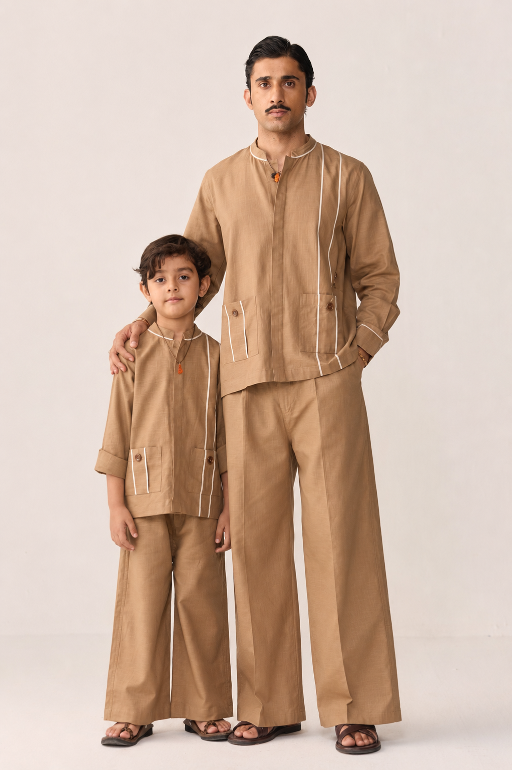 LINEN SET FOR FATHER AND SON 