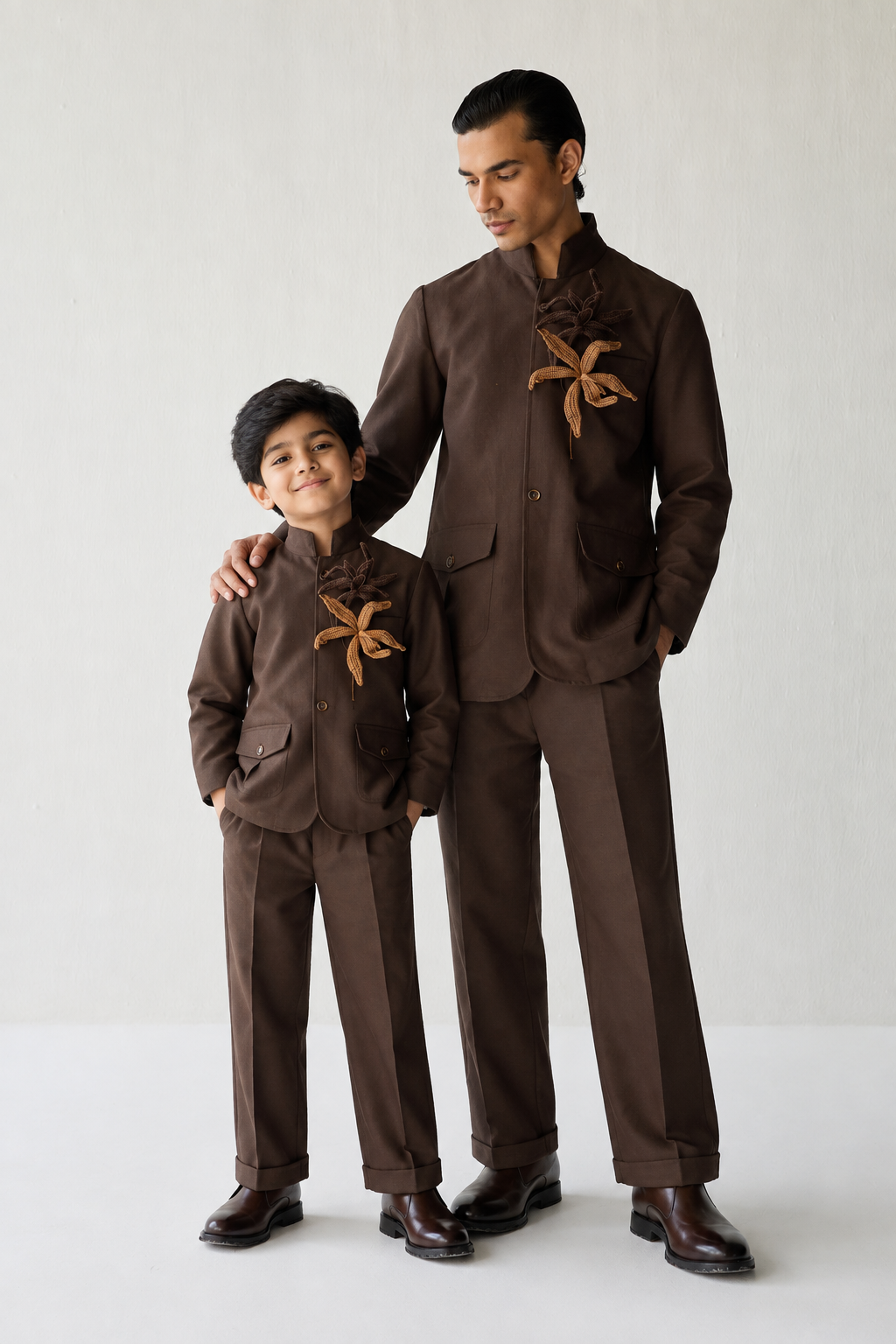 festive kids bandhgala custom made