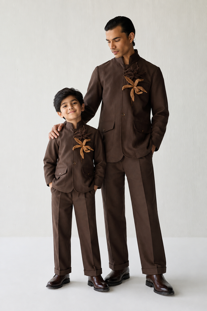 festive kids bandhgala custom made