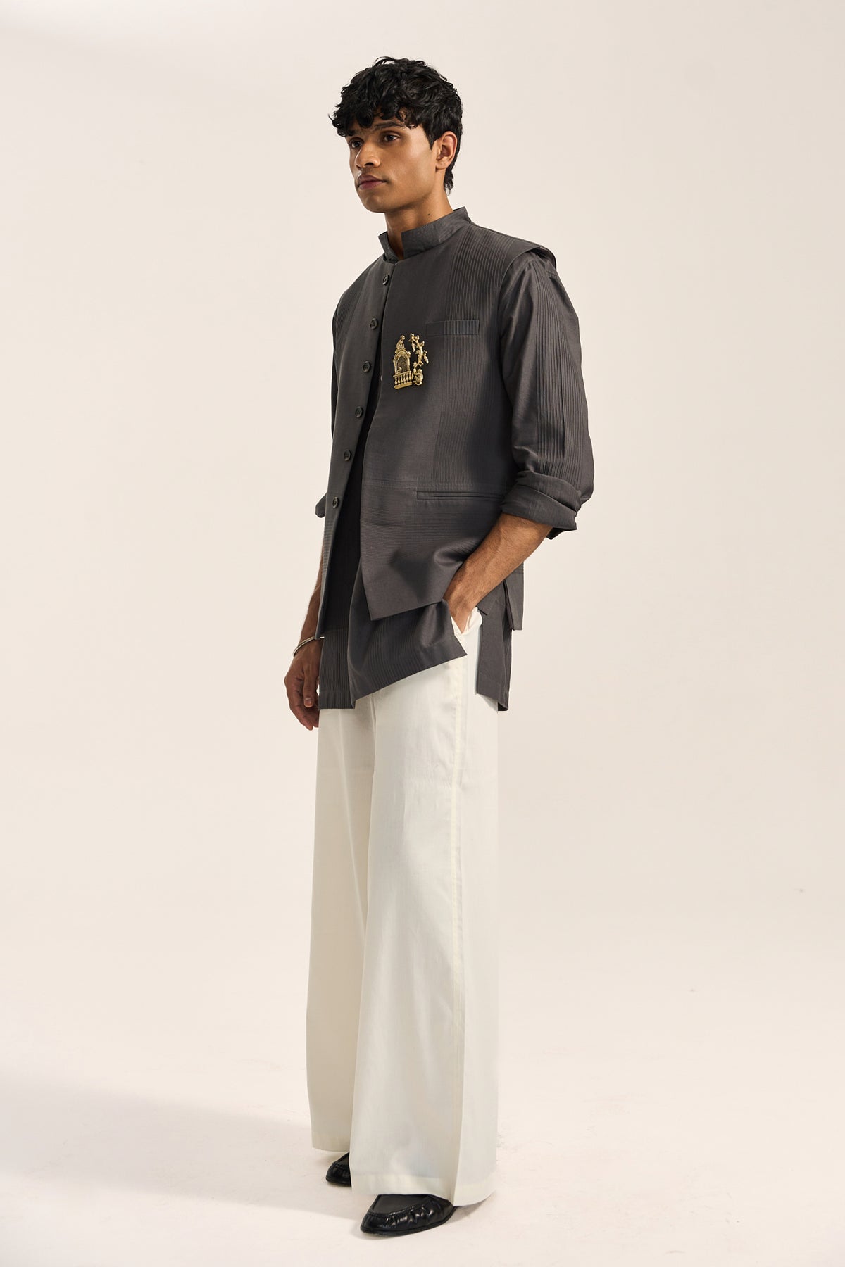 Saher Bandi Set- Slate (Set Of 3)