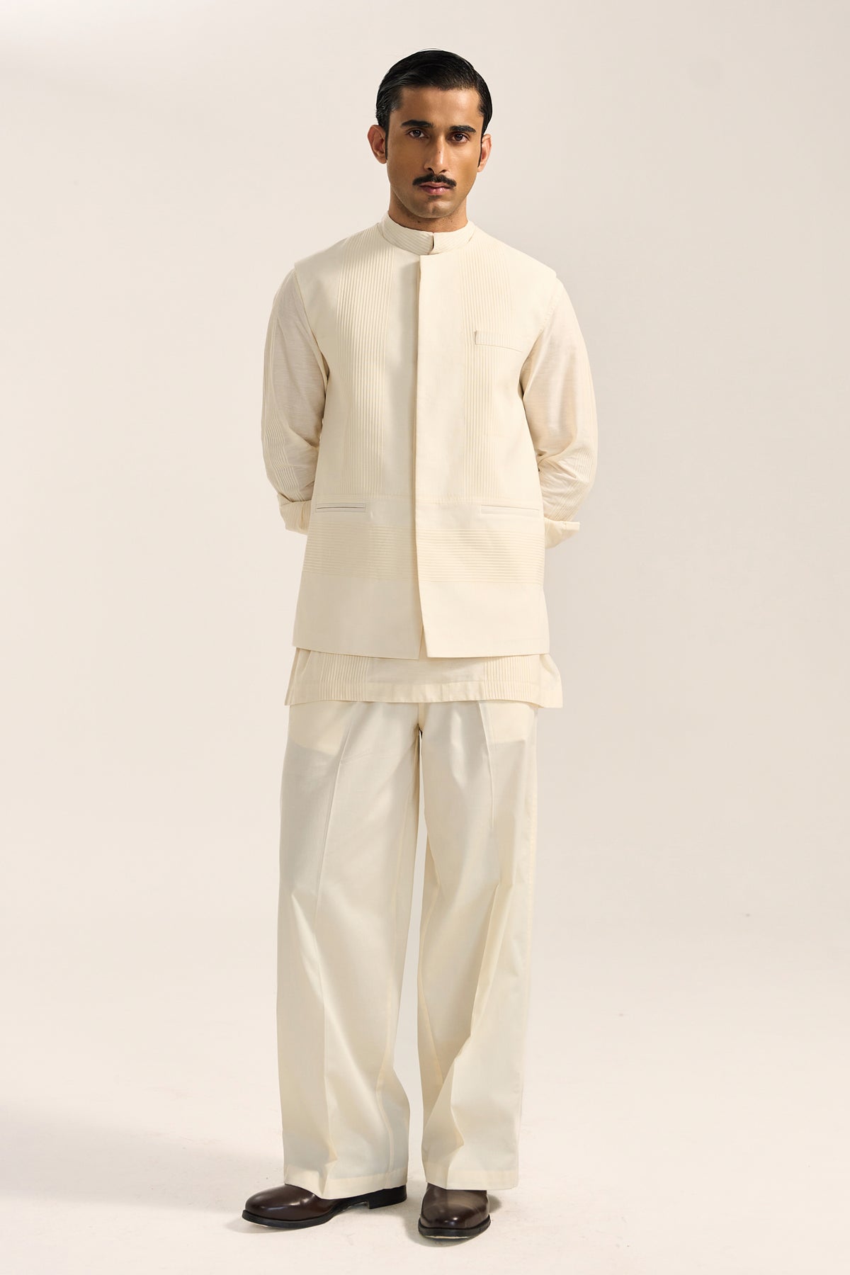 Saher Bandi Set- Off White (Set Of 3)