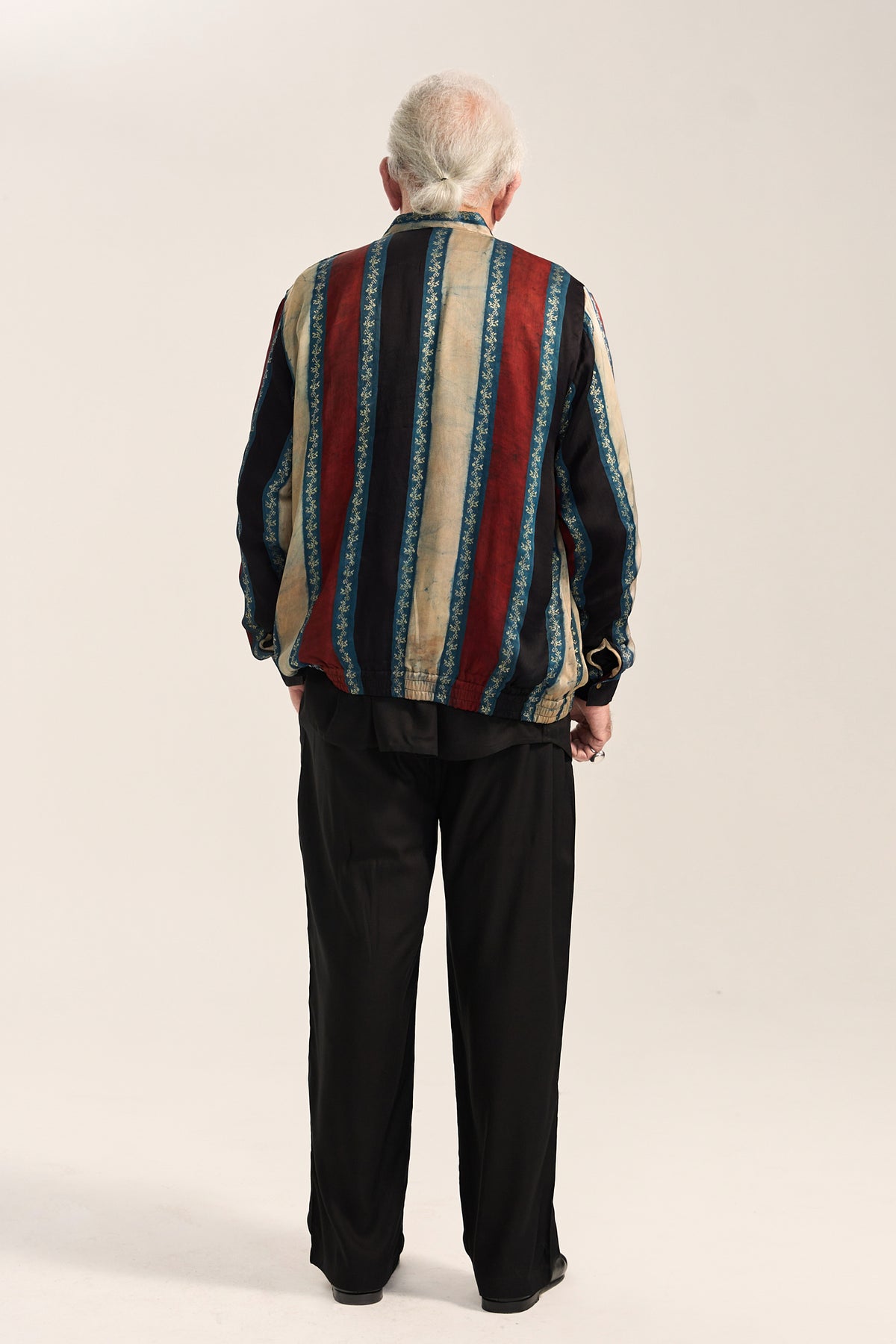 Alfaz Bomber Jacket Set- Ajrak