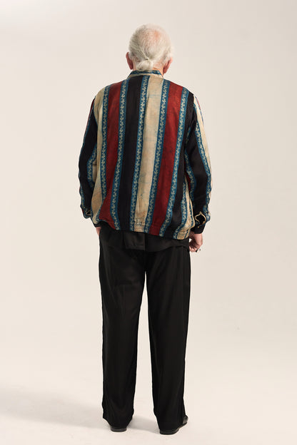 Alfaz Bomber Jacket Set- Ajrak