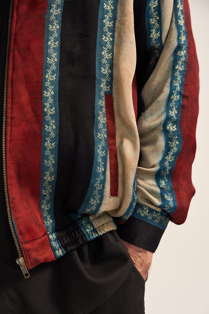 Alfaz Bomber Jacket-Ajrak