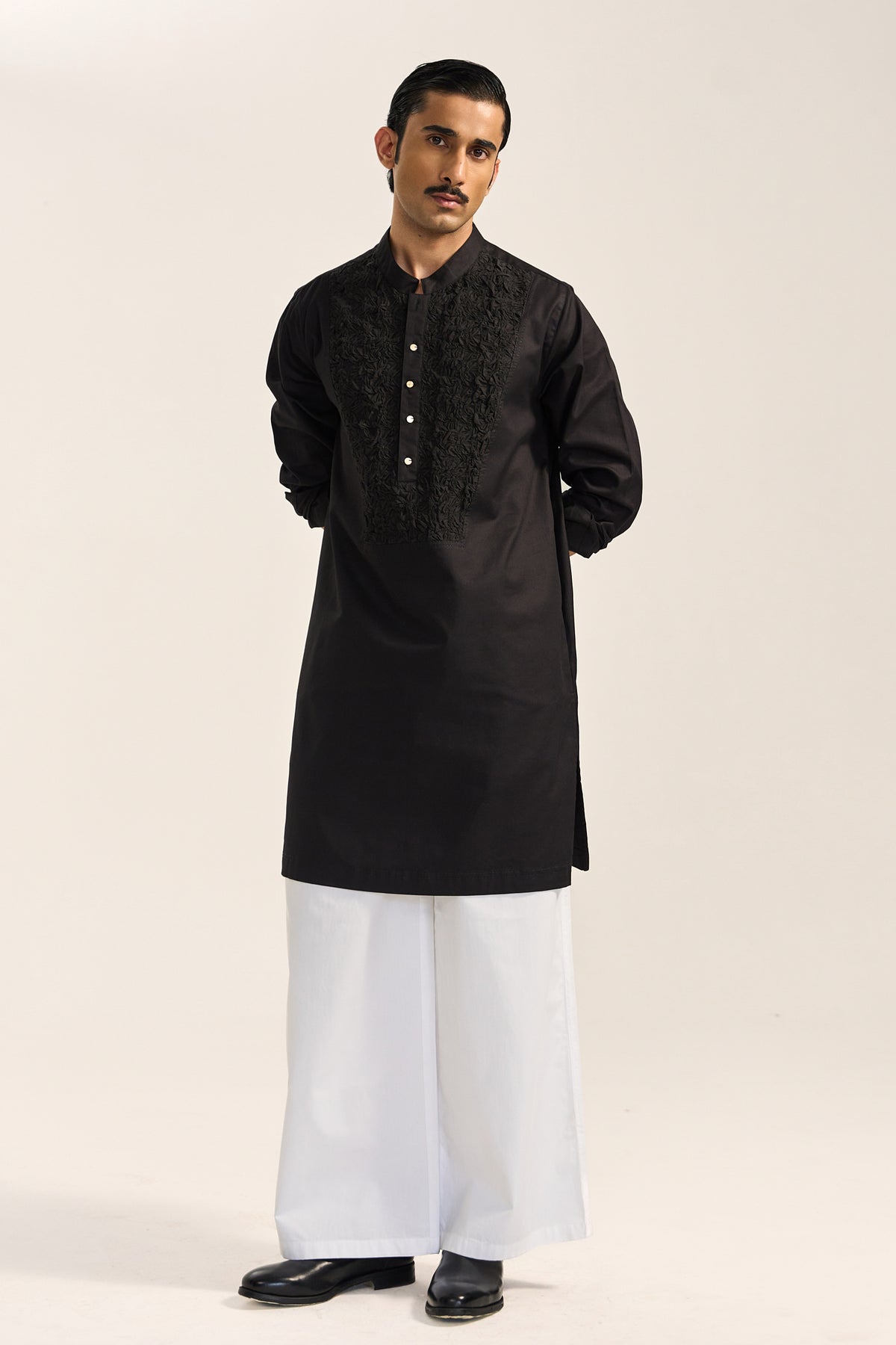 Salil Kurta Set-Black