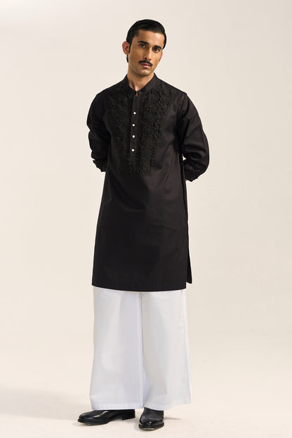 Salil Kurta Set-Black