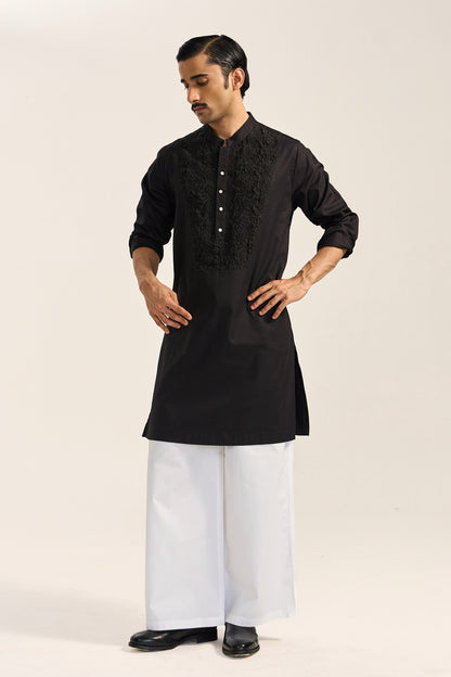Salil Kurta Set-Black