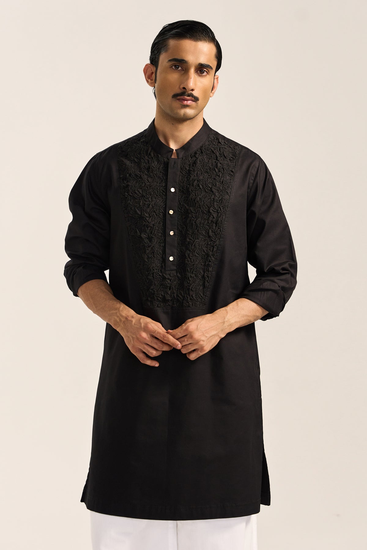Salil Kurta Set-Black