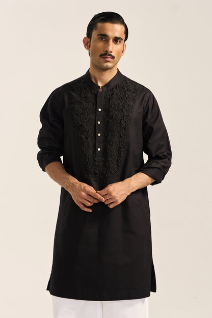 Salil Kurta Set-Black
