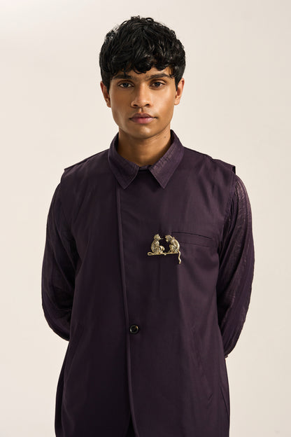 ROY FESTIVE LOOK- DRAPED JACKET (SET OF 3)
