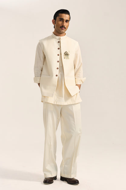 Saher Bandi Set- Off White (Set Of 3)