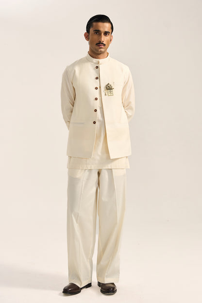 Saher Bandi Set- Off White (Set Of 3)