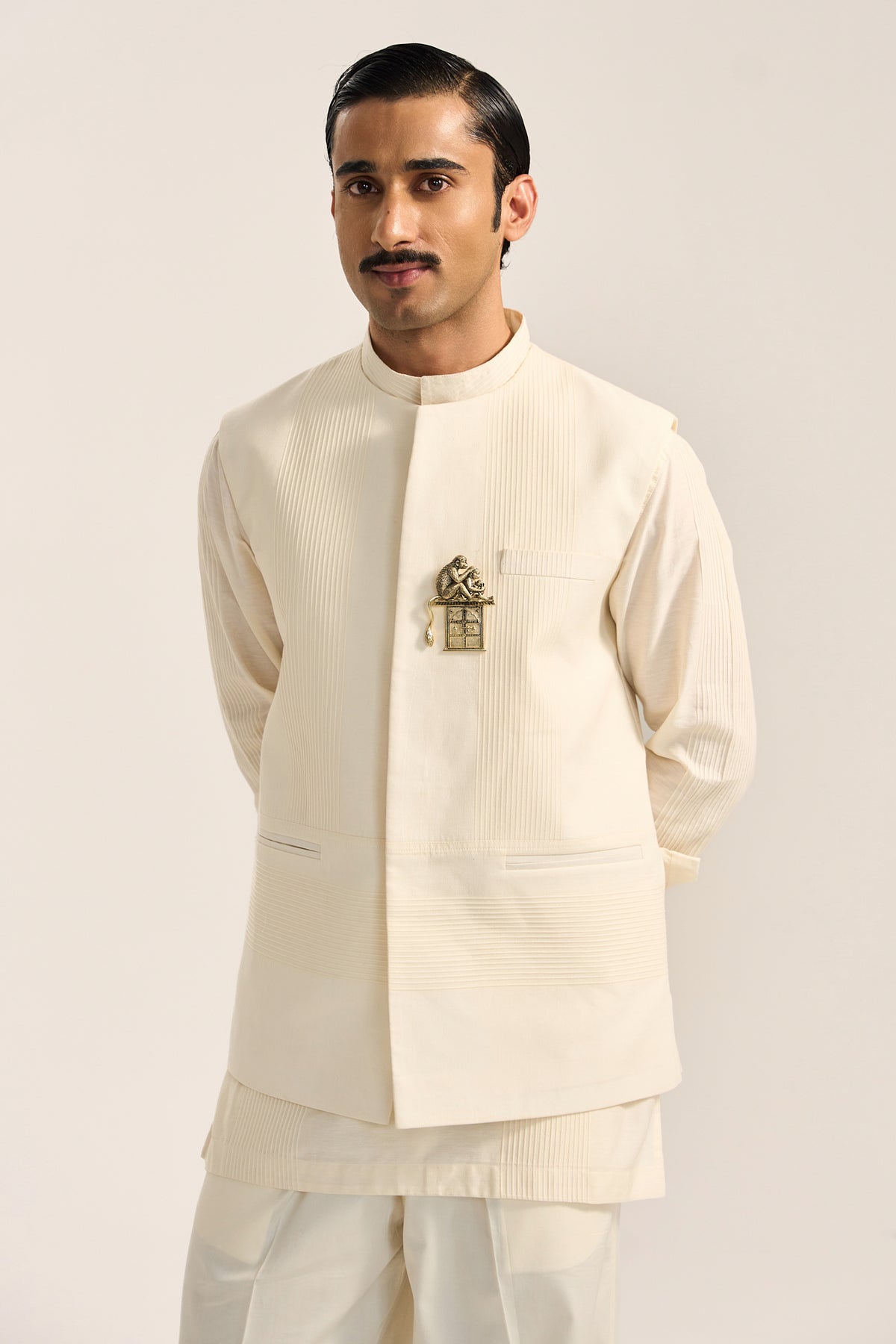 Saher Bandi Set- Off White (Set Of 3)