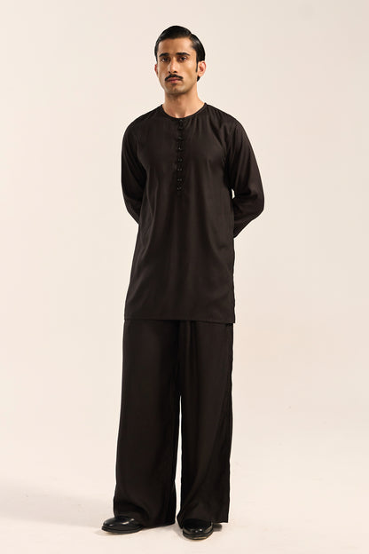 AJRAK BOMBER JACKET SET-BLACK