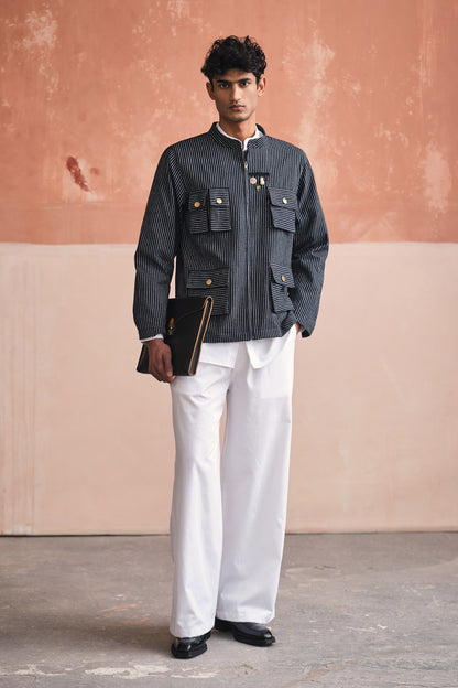 POET JACKET-HANDLOOM COTTON