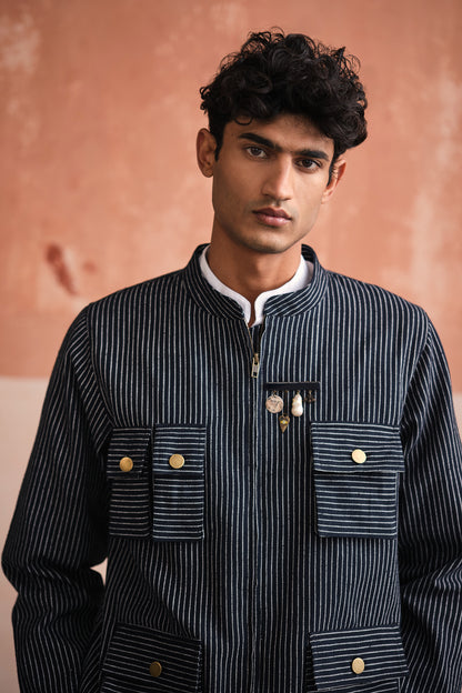 POET JACKET-HANDLOOM COTTON