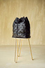 Load image into Gallery viewer, BOLDEN-WOVEN LEATHER BACKPACK
