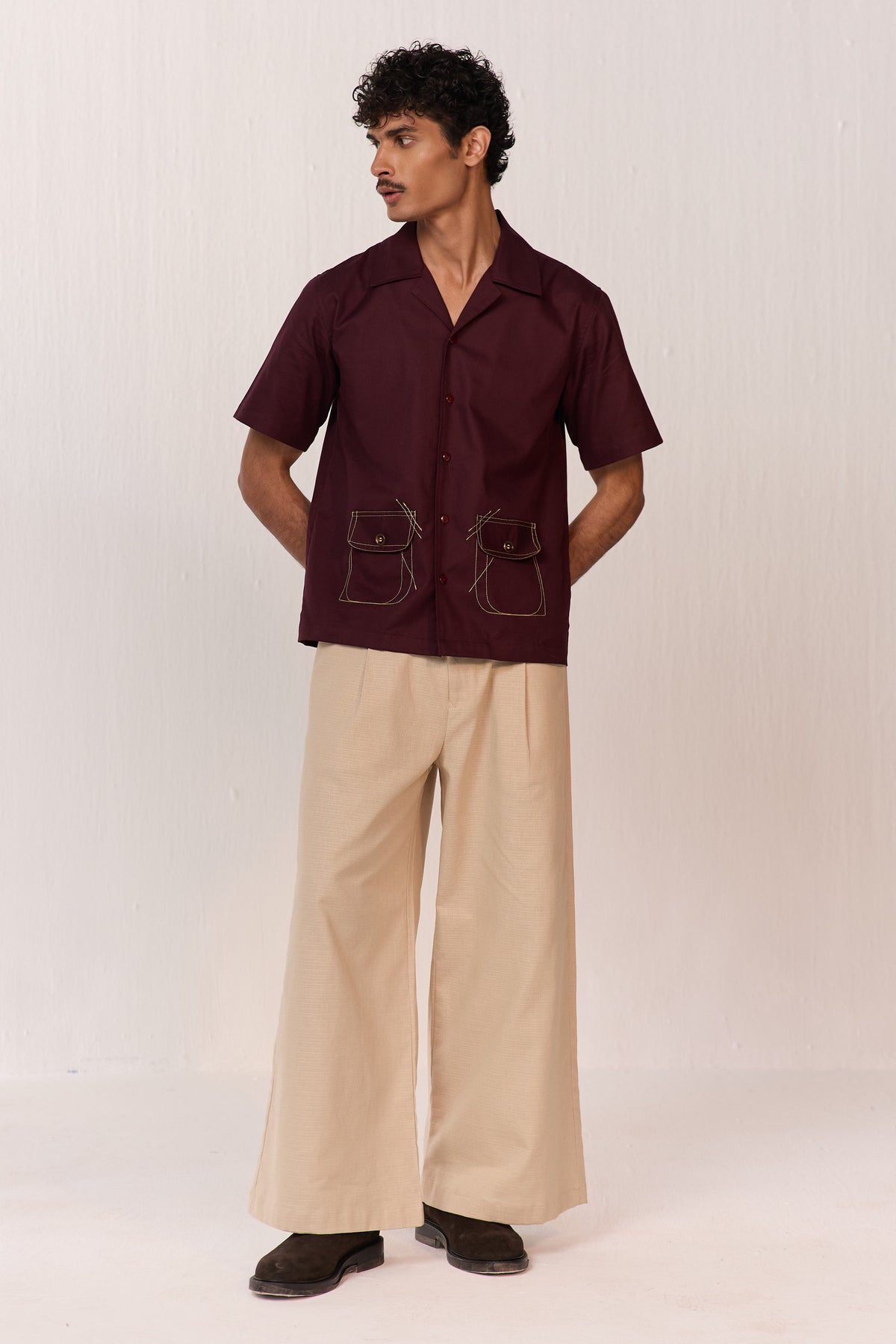 DOODLE SUMMER SHIRT-VINO