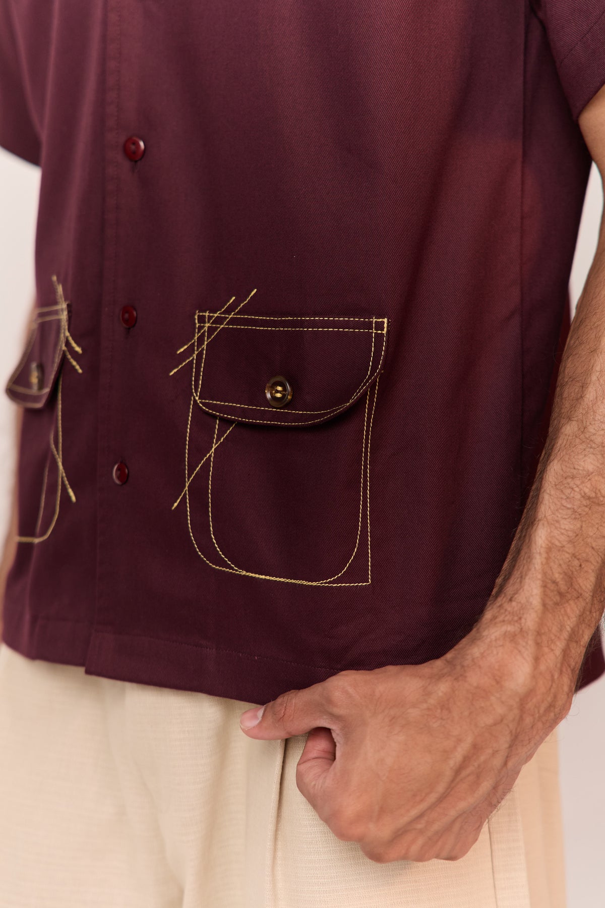 DOODLE SUMMER SHIRT-VINO