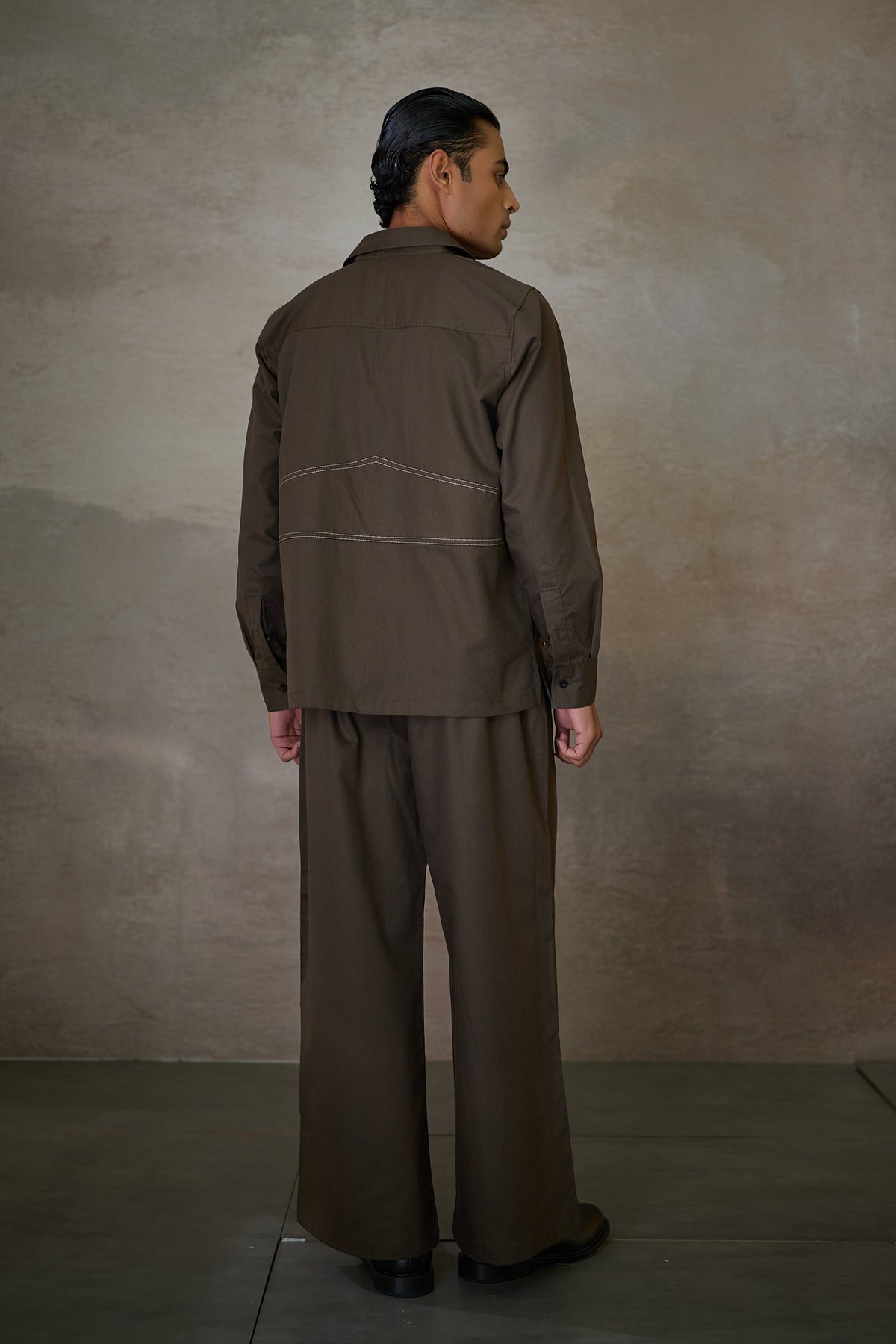 SAHEB SHIRT SET- FORMAL EDIT OLIVE