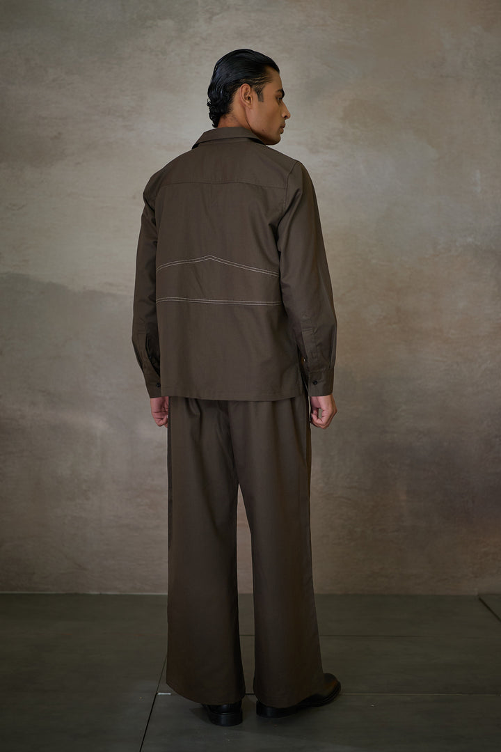 SAHEB SHIRT SET- FORMAL EDIT OLIVE