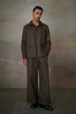 Load image into Gallery viewer, SAHEB OLIVE SHIRT - FORMAL EDIT