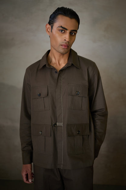 SAHEB SHIRT SET- FORMAL EDIT OLIVE