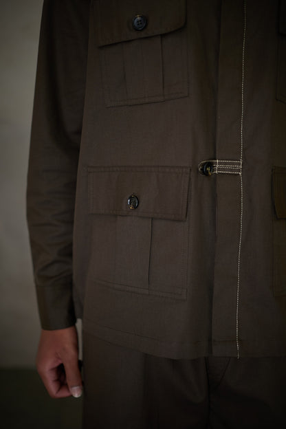 SAHEB SHIRT SET- FORMAL EDIT OLIVE