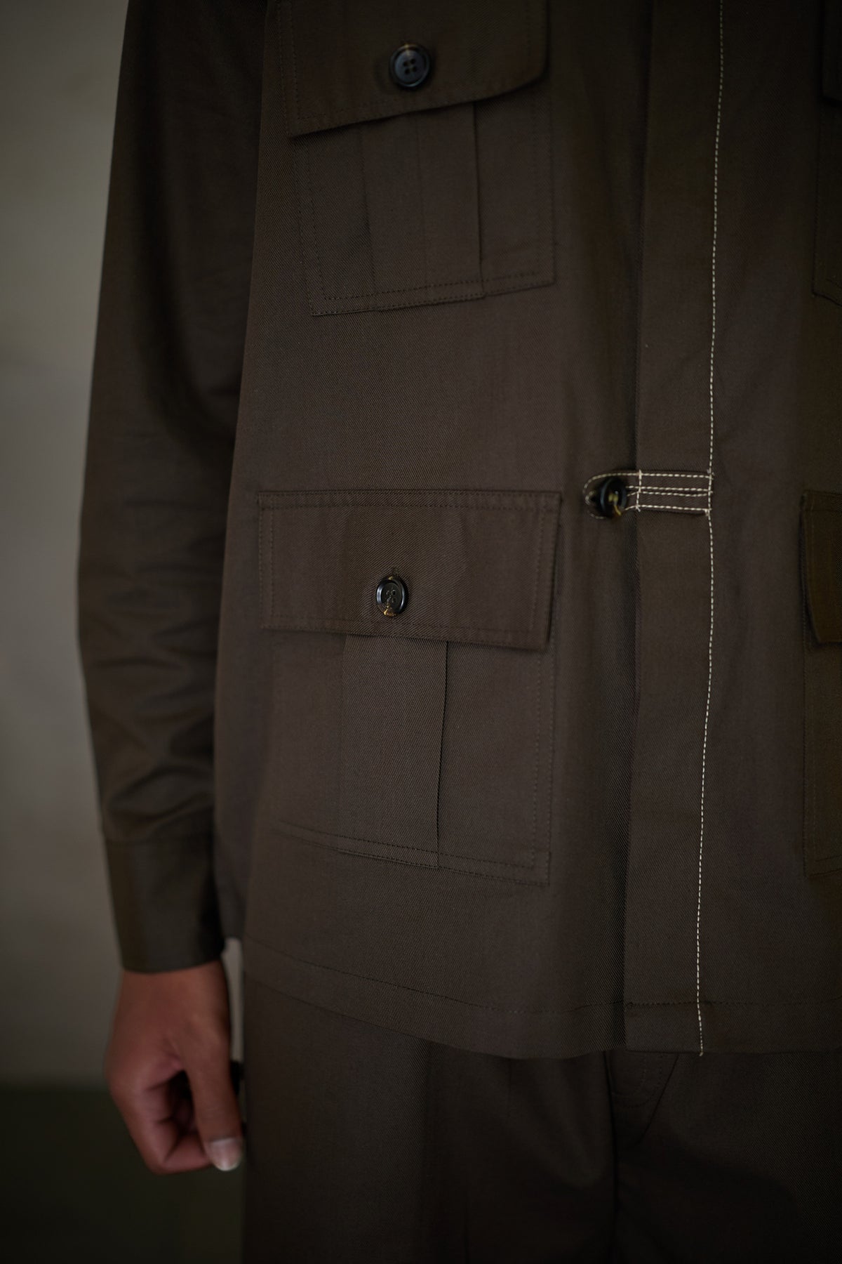 SAHEB OLIVE SHIRT - FORMAL EDIT
