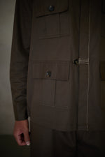 Load image into Gallery viewer, SAHEB OLIVE SHIRT - FORMAL EDIT