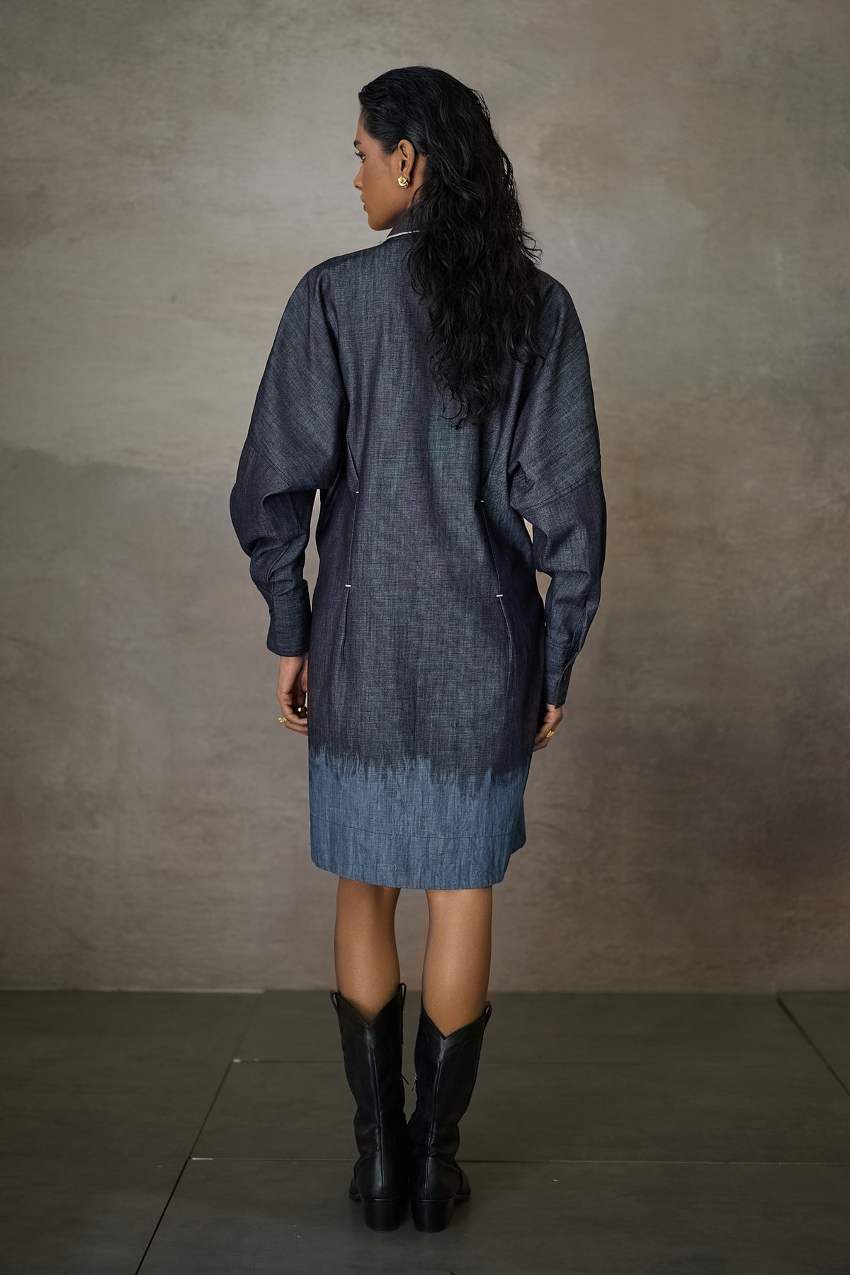 MANHATTAN SHORT DRESS- DENIM