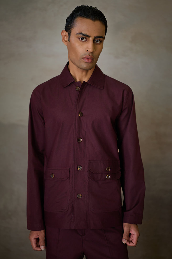 OXFORDSHIRE TRENCH SET- MERLOT (SET OF3)