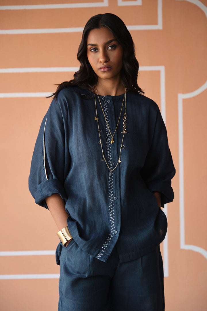 WABI SABI SUMMER SET-NAVY