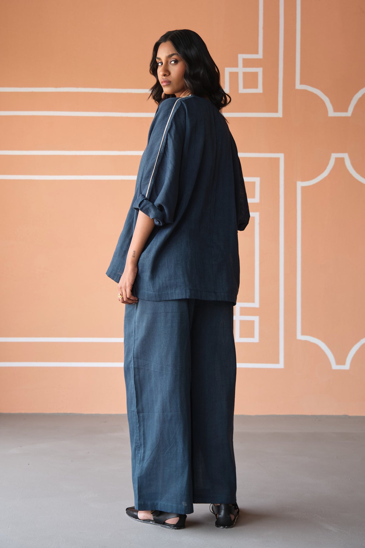WABI SABI SUMMER SET-NAVY