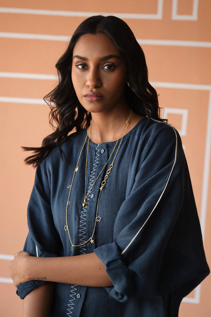 WABI SABI SUMMER SET-NAVY
