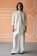Load image into Gallery viewer, JAIPUR KURTA SET- SUMMER WHITE
