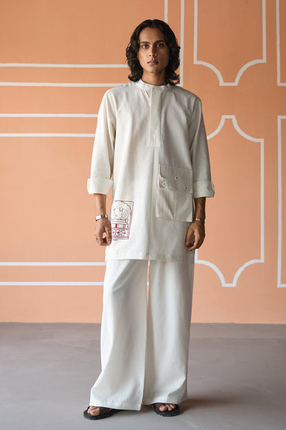 JAIPUR KURTA SET- SUMMER WHITE