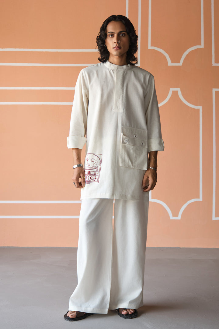 JAIPUR KURTA SET- SUMMER WHITE