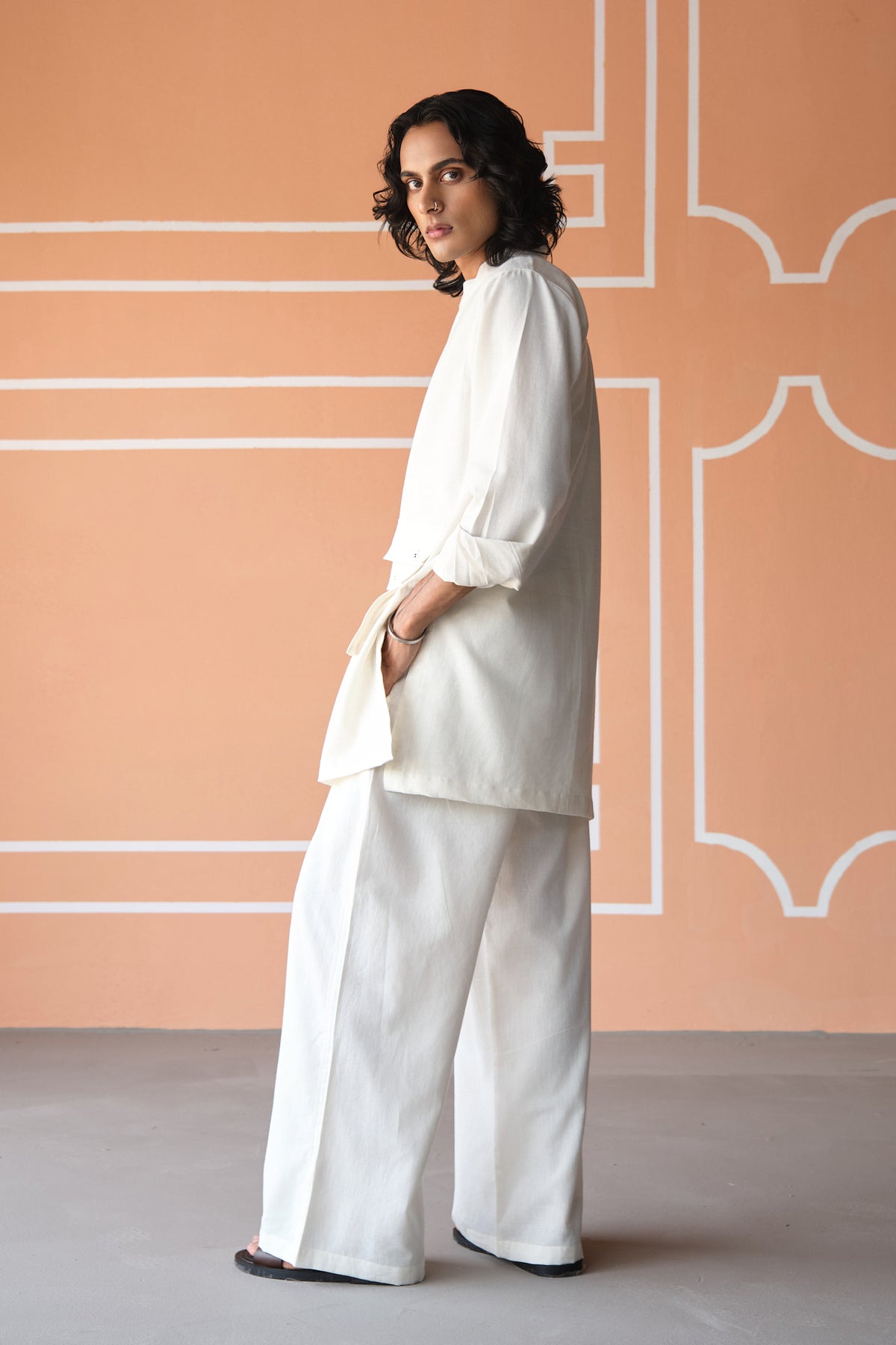 JAIPUR KURTA SET- SUMMER WHITE