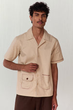 Load image into Gallery viewer, DOODLE SUMMER SHIRT-BEIGE