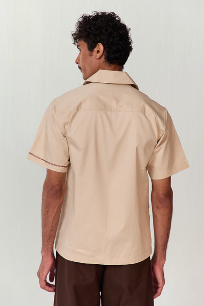 DOODLE SUMMER SHIRT-BEIGE
