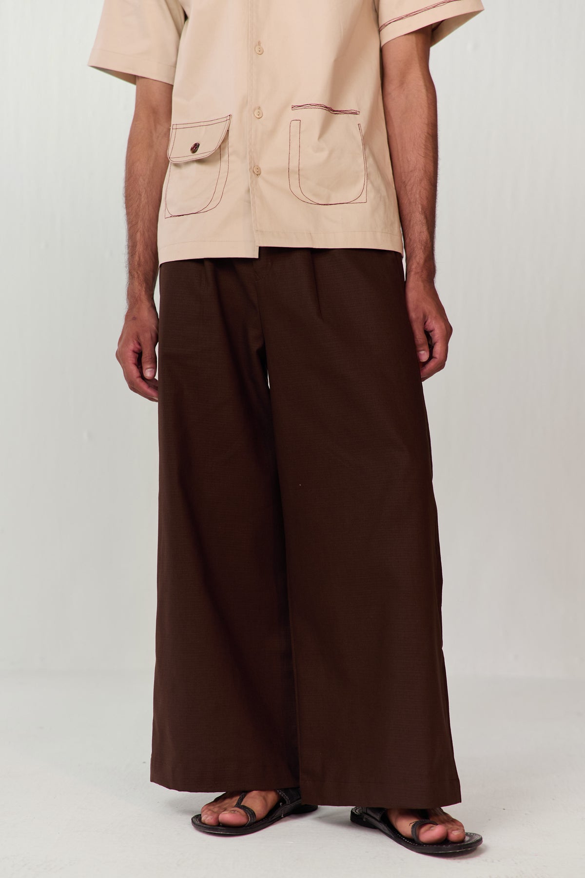 WEEKEND SUMMER PANTS-CACAO
